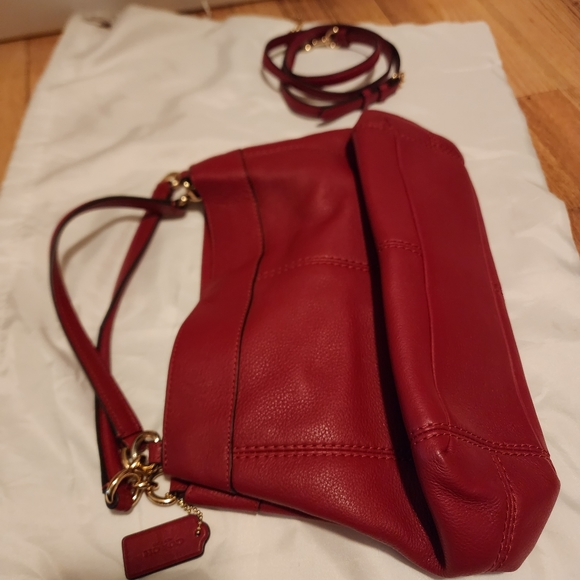 Coach LEXY Shoulder/Satchel Handbag Rouge - Picture 9 of 14